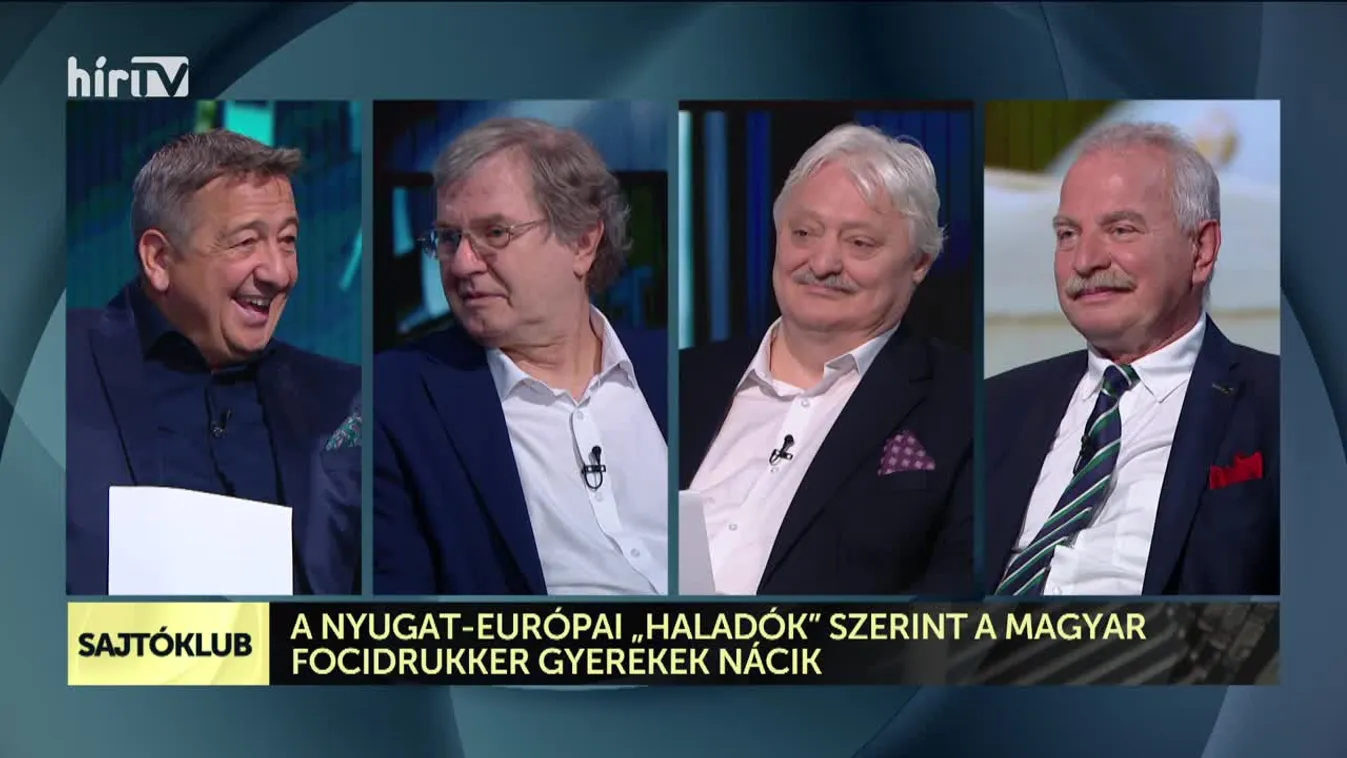 Sajtóklub: A nyugat-európai haladók szerint a magyar focidrukker gyerekek nácik