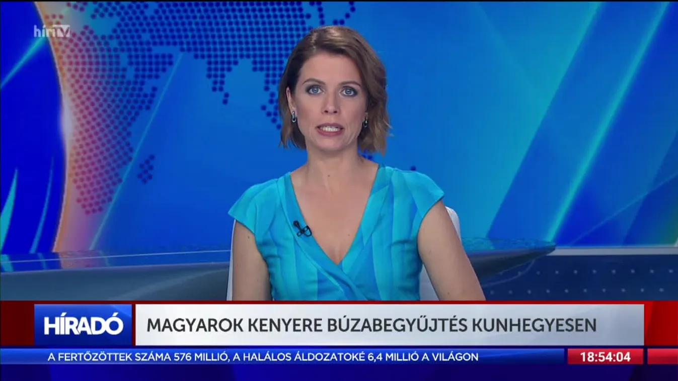 Magyarok Kenyere búzabegyűjtés Kunhegyesen