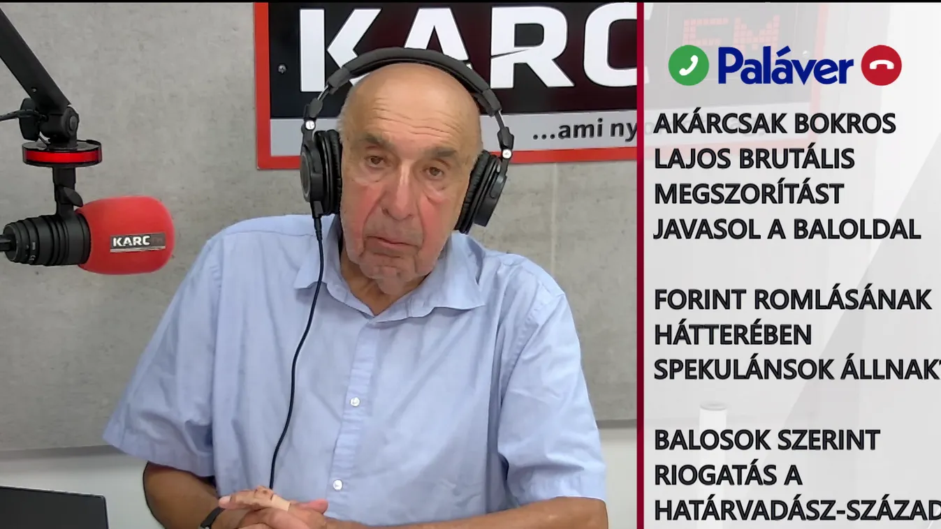 Paláver: Akárcsak Bokros Lajos, brutális megszorítást javasol a baloldal