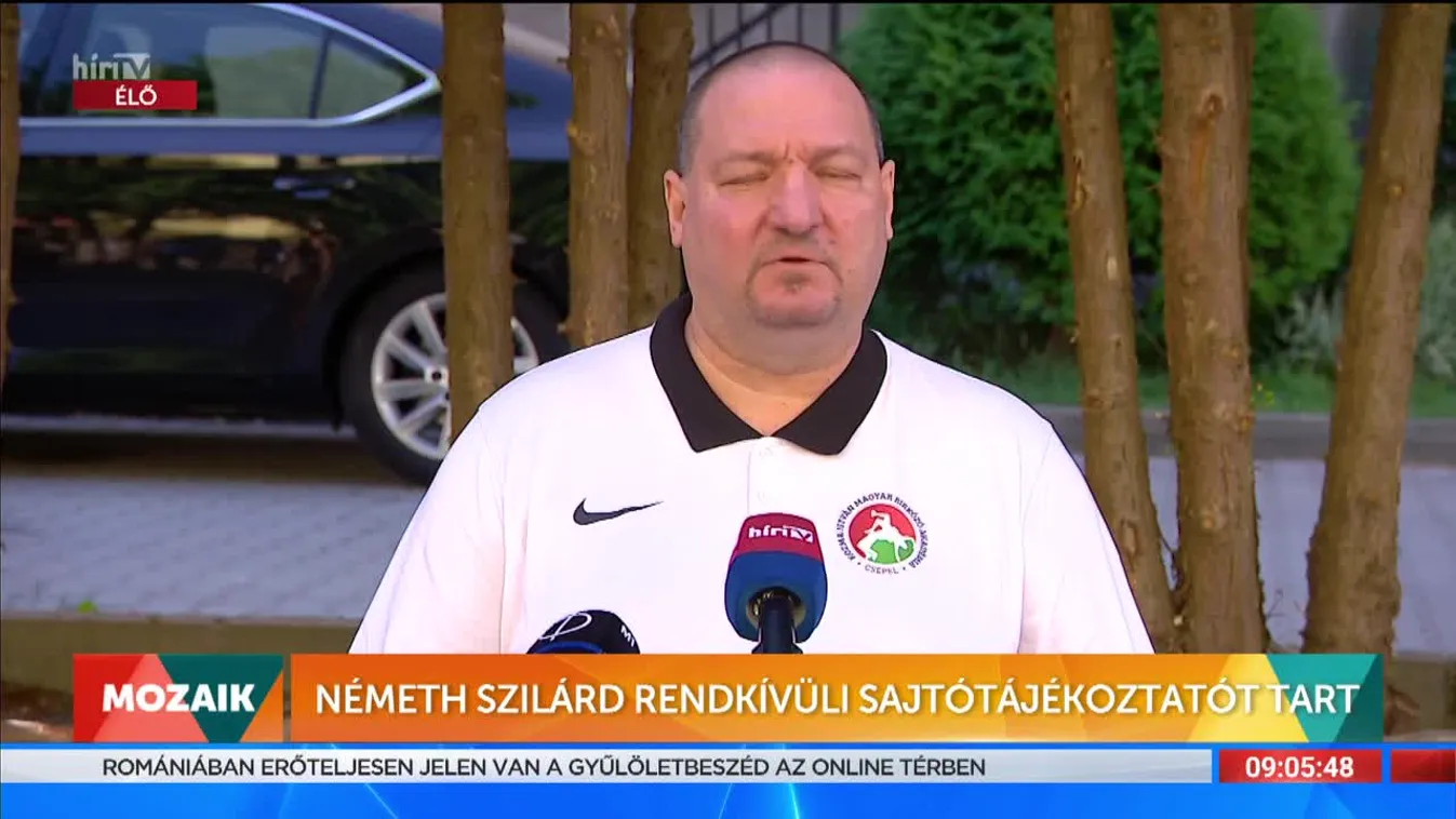 Mozaik - Németh Szilárd rendkívüli sajtótájékoztatót tart (2022-07-21)
