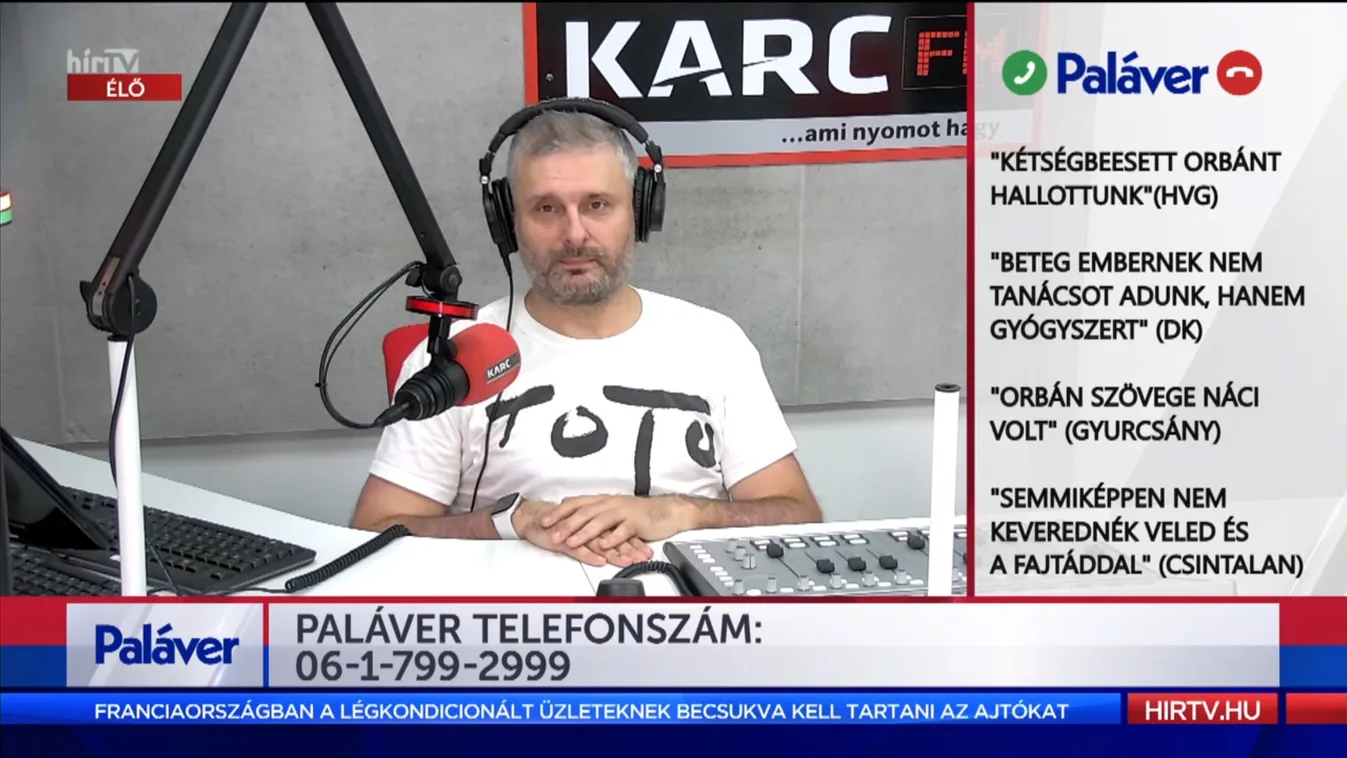 Paláver: Kétségbeesett Orbánt hallottunk - írta a HVG