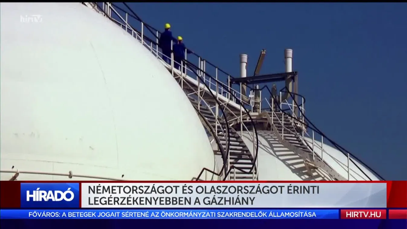 Németországot és Olaszországot érinti legérzékenyebben a gázhiány