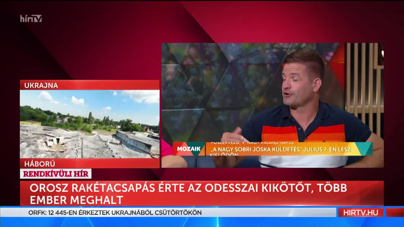 Mozaik - V. Jótékonysági Nagy Kaland Napja – 100 nagycsaládot várnak a különleges élményparkban (2022-07-01)