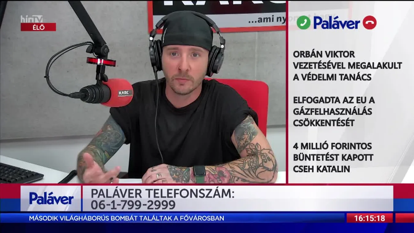 Paláver: Orbán Viktor vezetésével megalakult a Védelmi Tanács