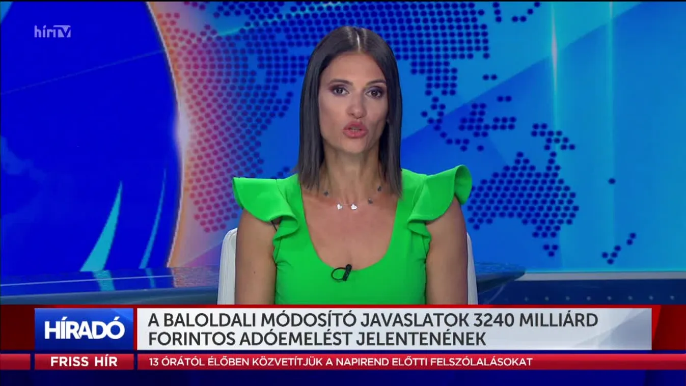 A baloldali módosítók 3240 milliárd forintos adóemelést jelentenének