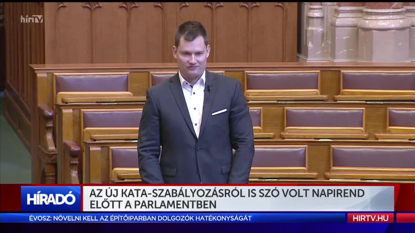 Az új KATA-szabályozásról is szó volt napirend előtt a parlamentben
