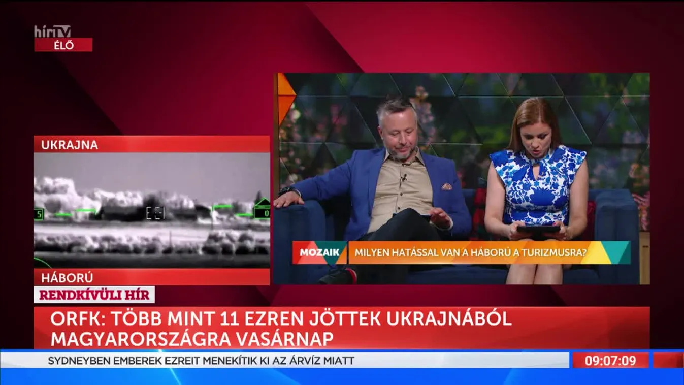 Mozaik - Milyen hatással van a háború a turizmusra? (2022-07-04)