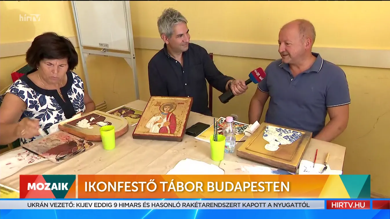 Mozaik: Ikonfestő tábor Budapesten