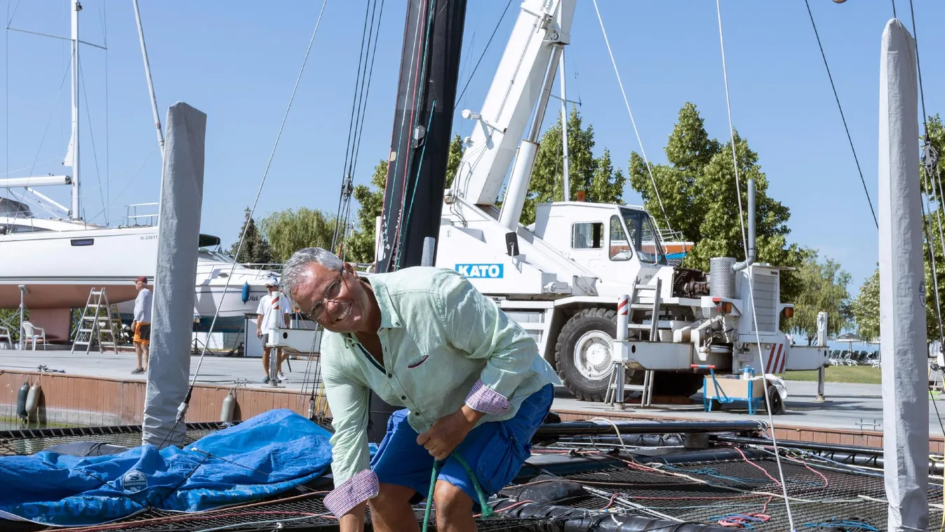 A rekorder Litkey Farkas a Process Solutions Katamaránnal vág neki az idei Kékszalagnak