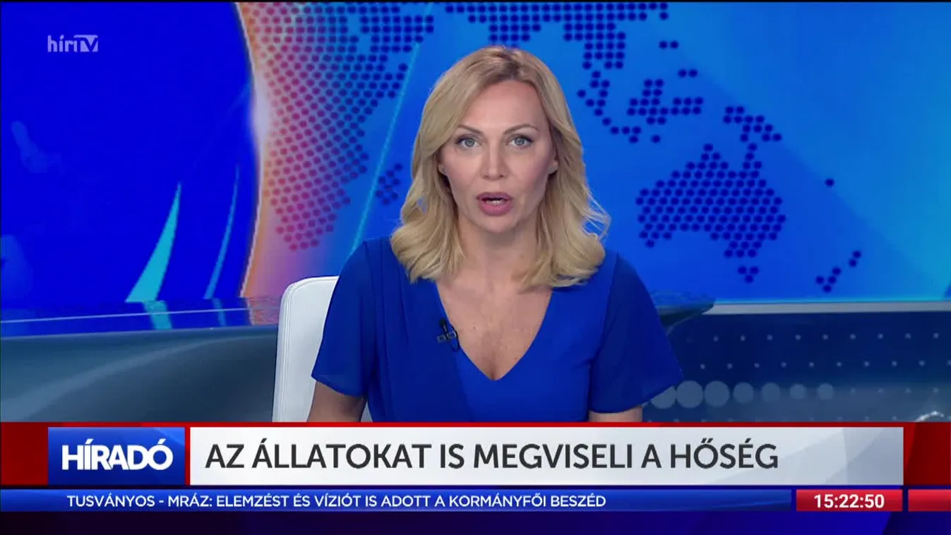 Az állatokat is megviseli a hőség