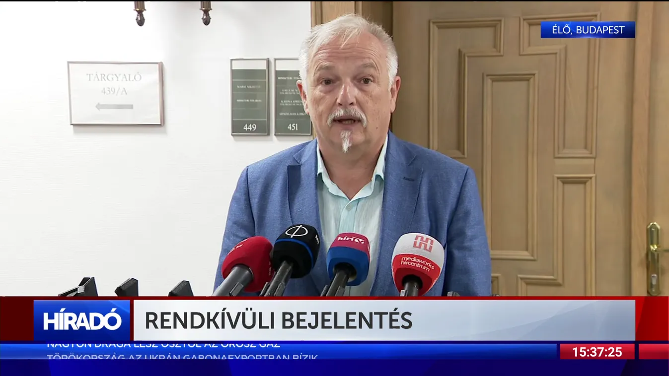 Hernádi Zsolt rendkívüli bejelentése