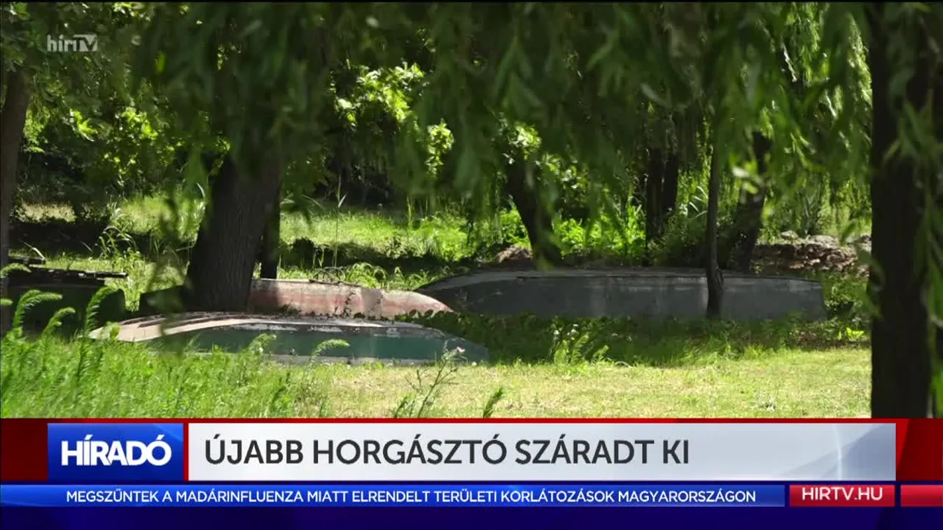 Újabb horgásztó száradt ki