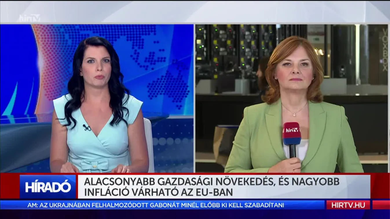 Alacsonyabb gazdasági növekedés, és nagyobb infláció várható az EU-ban