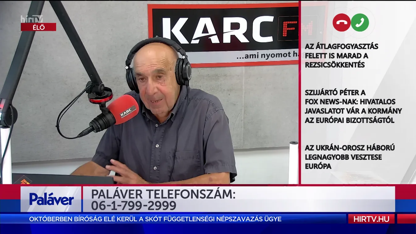 Paláver: Az átlagfogyasztás felett is marad a rezsicsökkentés