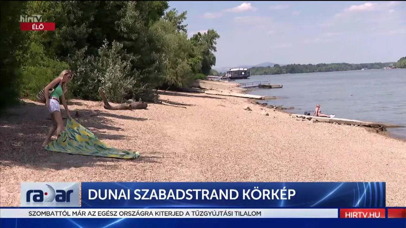 Radar - Dunai szabadstrand körkép (2022-07-01)