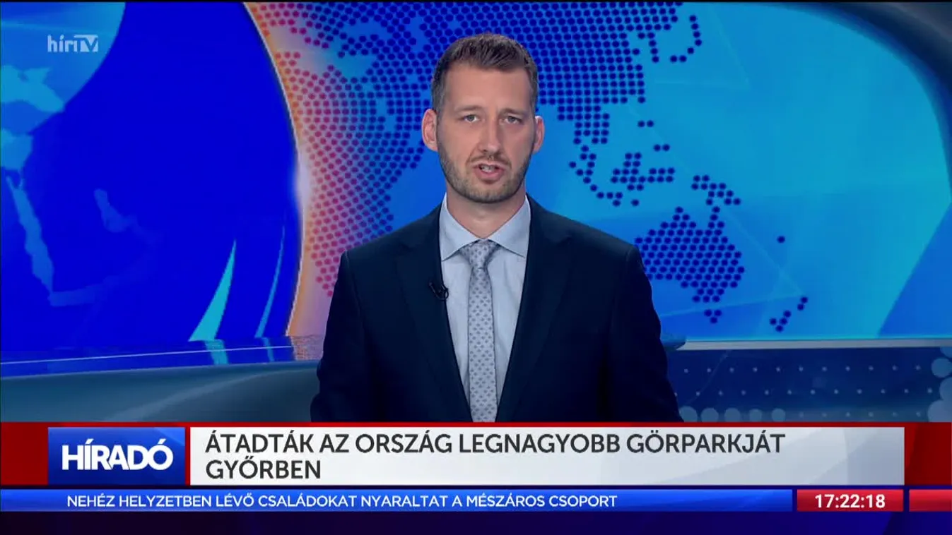 Átadták az ország legnagyobb Görparkját Győrben