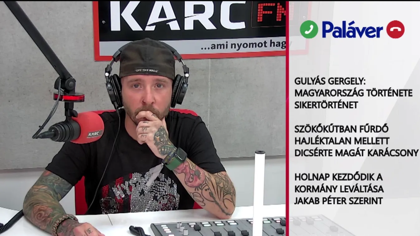 Paláver: Szökőkútban fürdő hajléktalan mellett dicsérte magát Karácsony