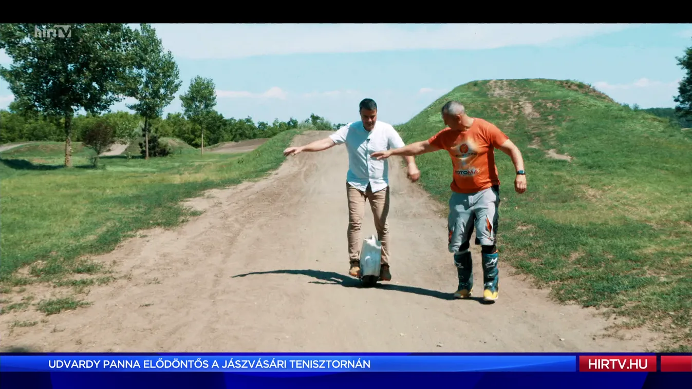 StartStop: Az elektromos jármű, amely egy kerékkel érinti a földet