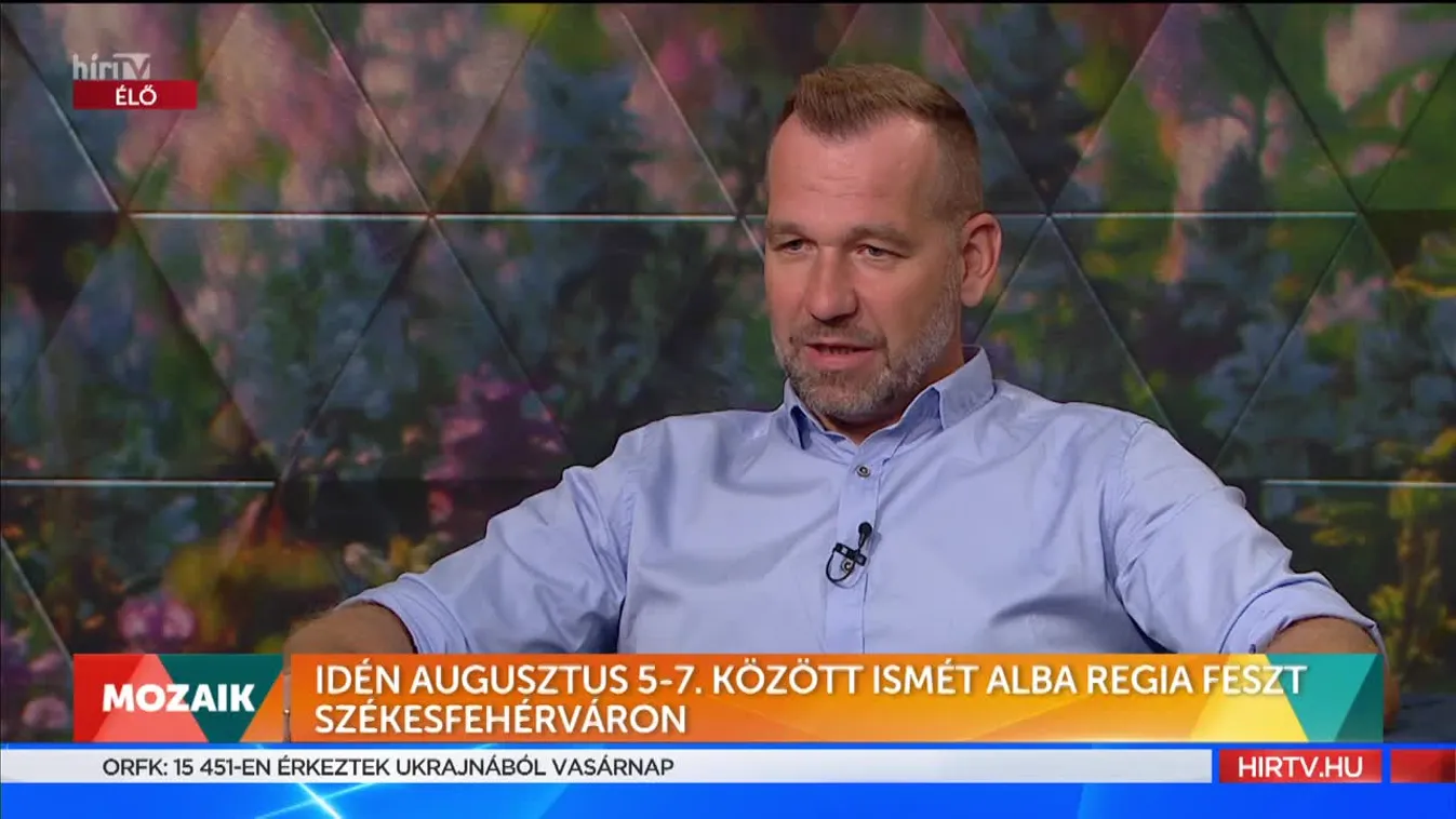 Mozaik - Idén augusztus 5-7. között ismét Alba Regia Feszt Székesfehérváron (2022-08-01)