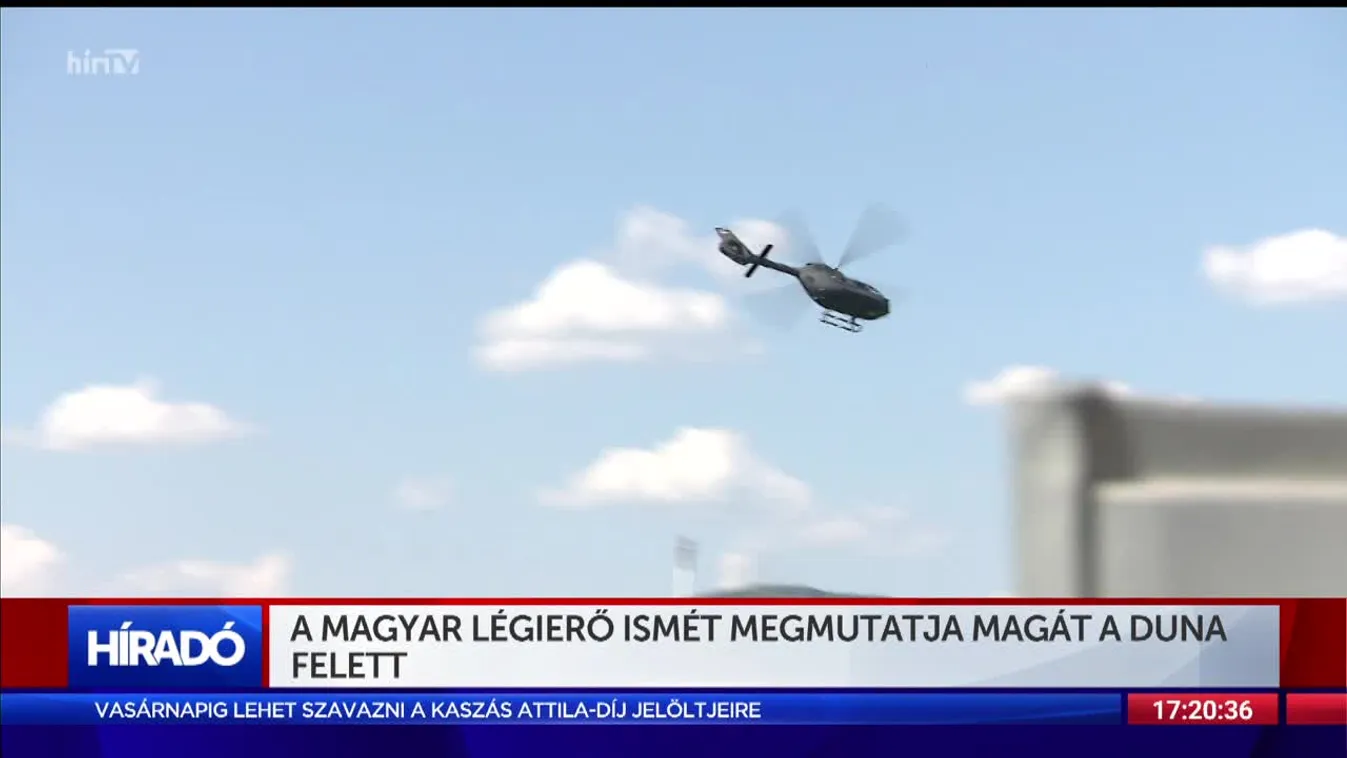 A magyar légierő ismét megmutatja magát a Duna felett