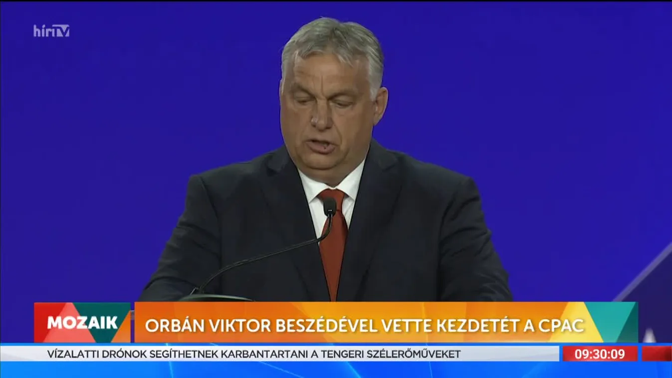 Mozaik - Orbán Viktor beszédével vette kezdetét a CPAC (2022-08-05)