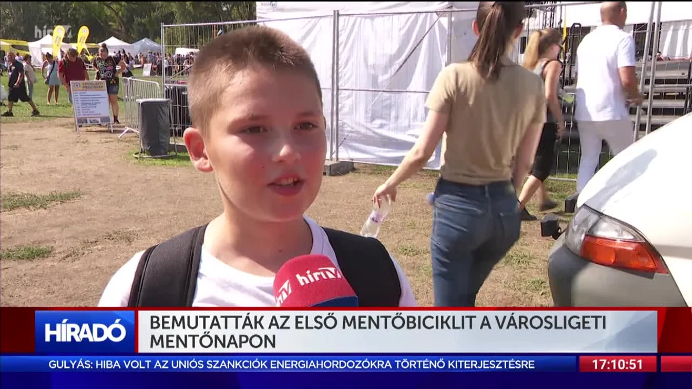 Bemutatták az első mentőbiciklit a Városligeti Mentőnapon