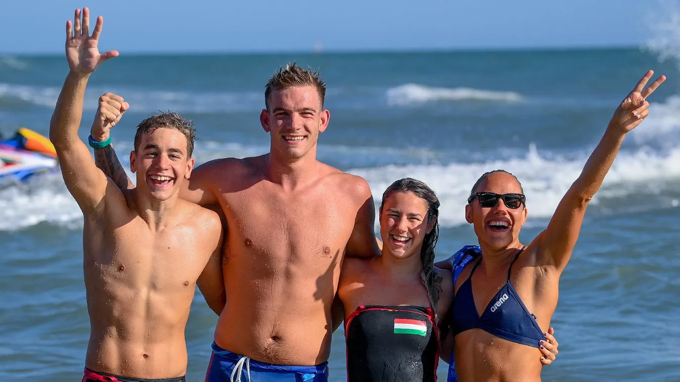 Vizes Eb - Ezüstérmes a magyar váltó a nyíltvízi úszók csapaversenyében