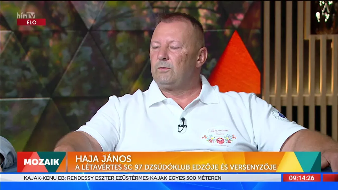 Mozaik - Ismét világbajnoki dobogóra készül az 53 éves Judo Ikon (2022-08-22)