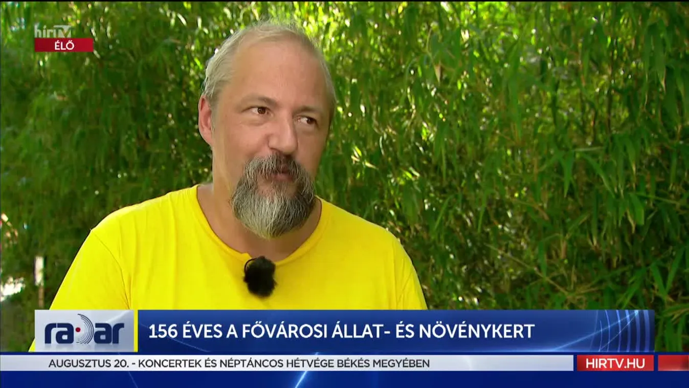 Radar: 156 éves a Fővárosi Állat- és Növénykert