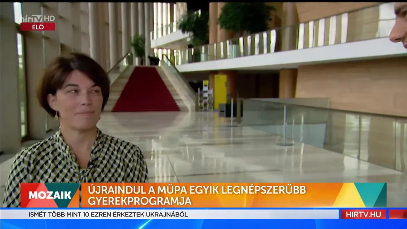 Mozaik - Újraindul a Müpa egyik legnépszerűbb gyerekprogramja (2022-09-20)