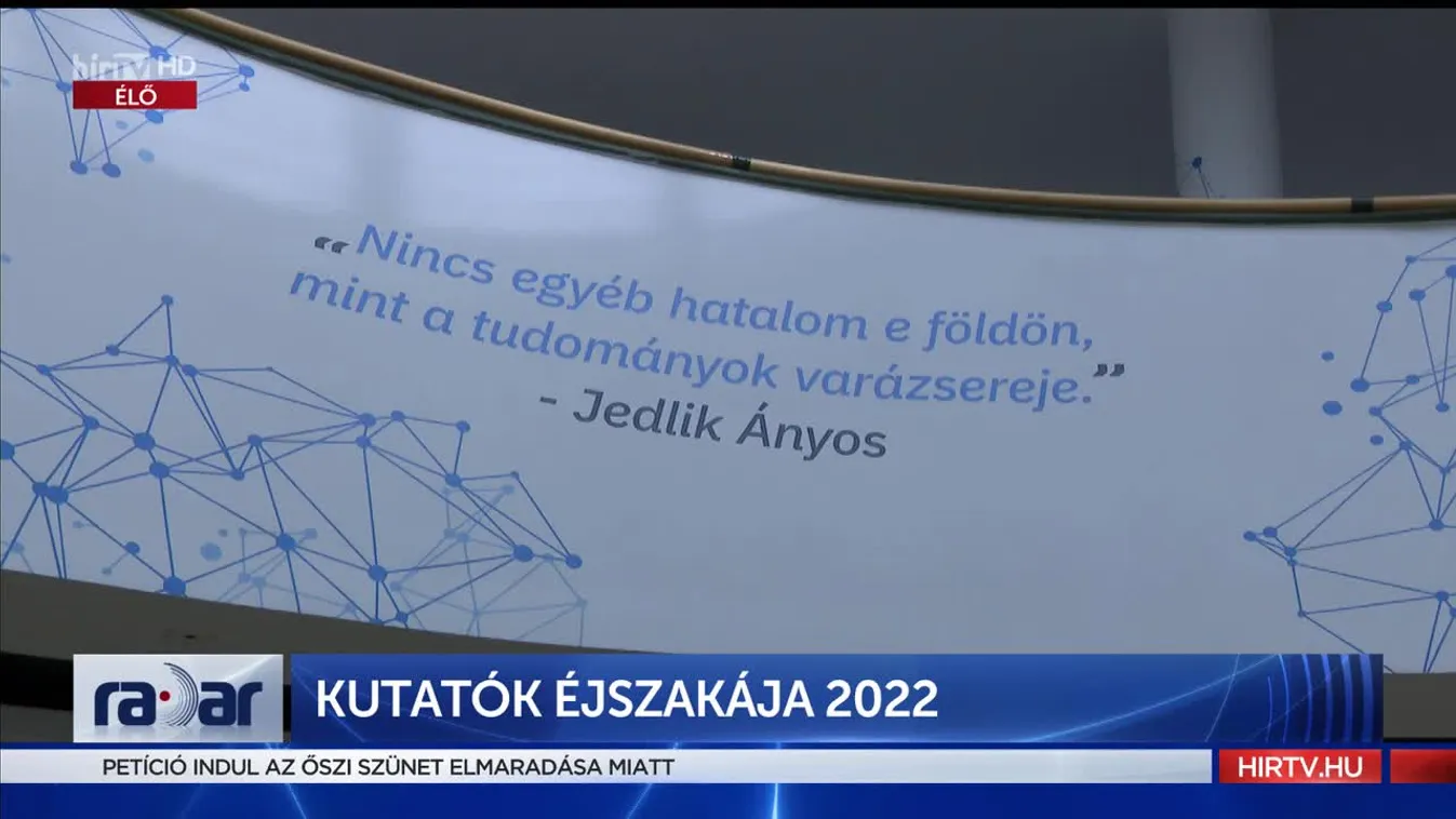 Radar - Kutatók éjszakája 2022 (2022-09-30)