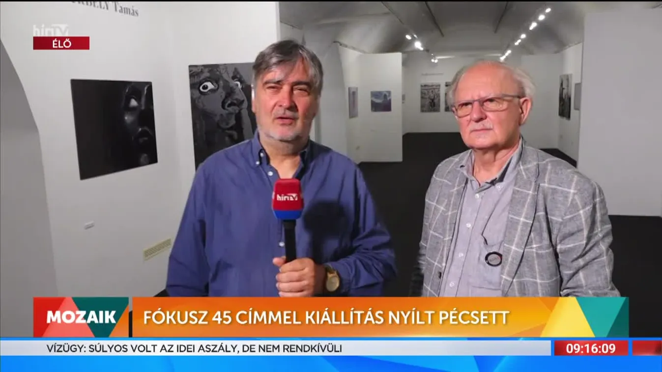 Mozaik - FÓKUSZ 45 címmel kiállítás nyílt Pécsett (2022-09-15)