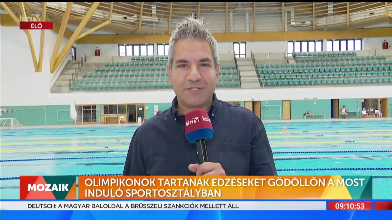 Mozaik - Olimpikonok tartanak edzéseket Gödöllőn a most induló sportosztályban (2022-09-15)