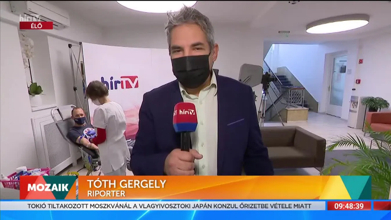 Mozaik - Véradás a HírTV-ben (2022-09-27)
