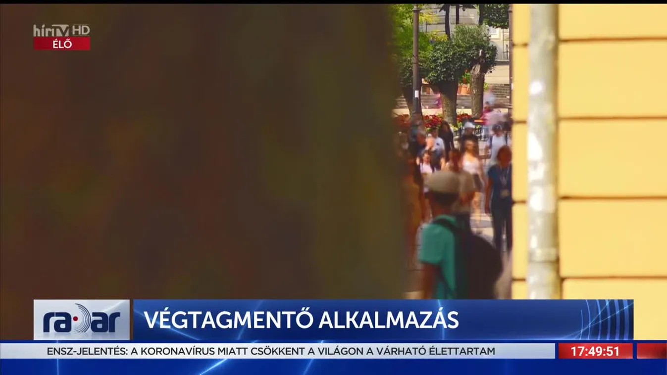 Radar - Végtagmentő alkalmazás (2022-09-08)