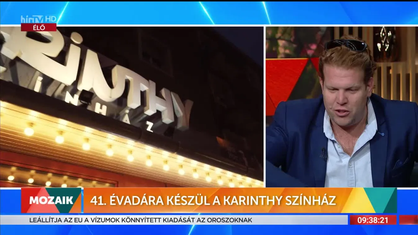 Mozaik - 41. évadára készül a Karinthy Színház (2022-09-01)