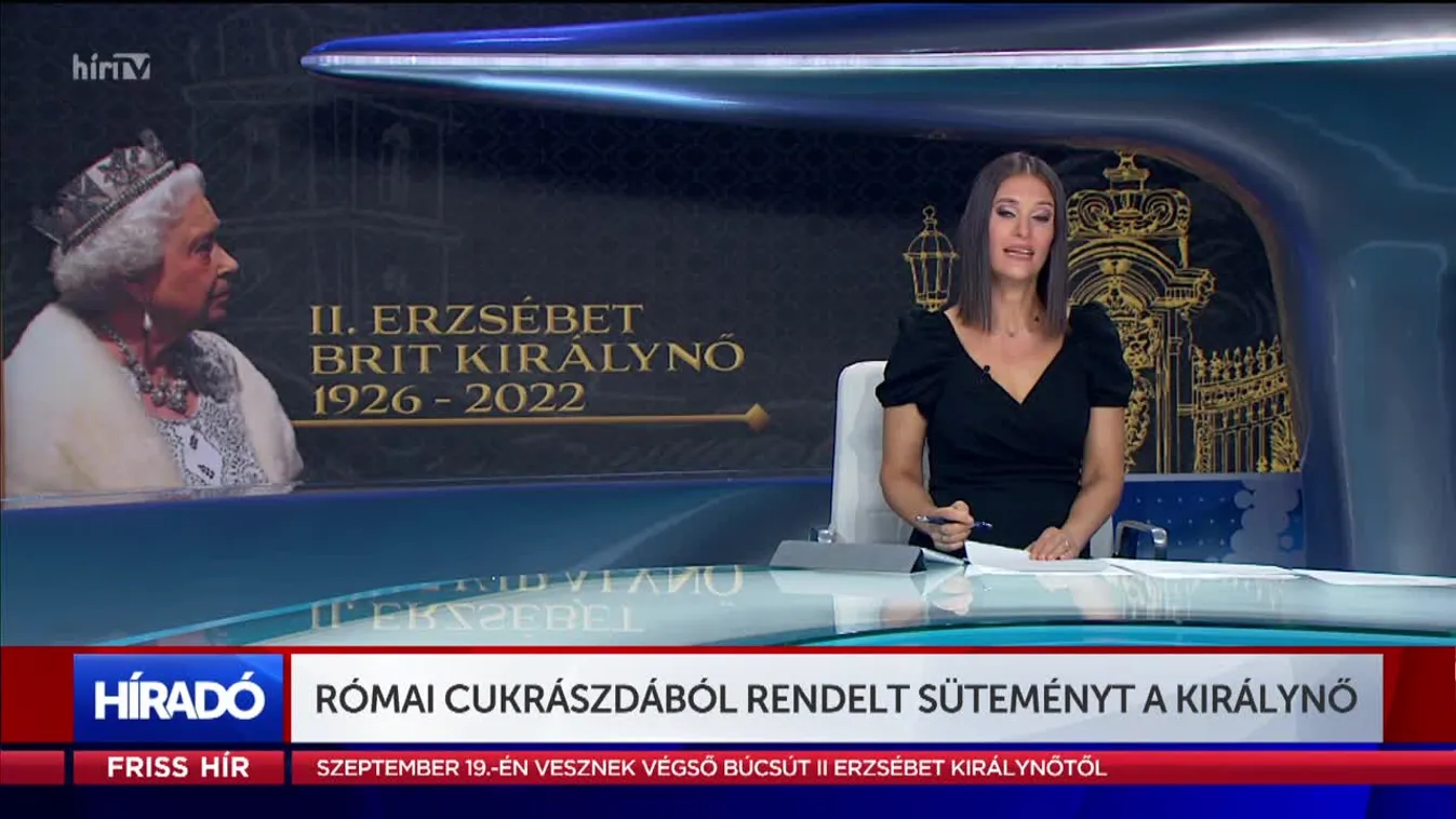 Római cukrászdából rendelt süteményt a királynő
