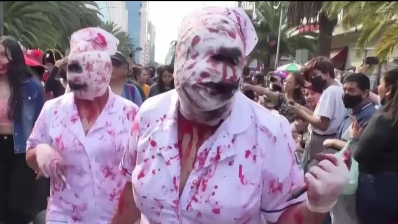 Radar: Zombik lepték el Mexikóváros főutcáit
