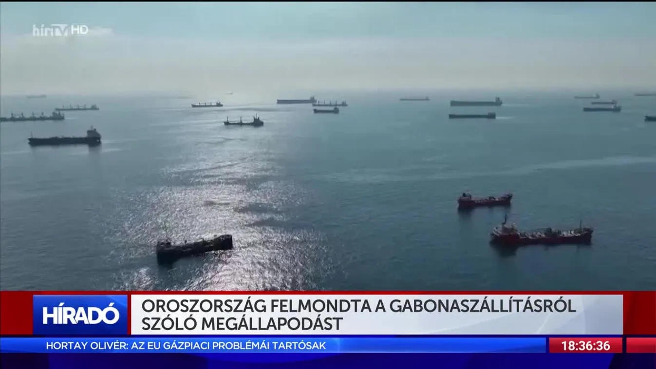 Oroszország felmondta a gabonaszállításról szóló megállapodást