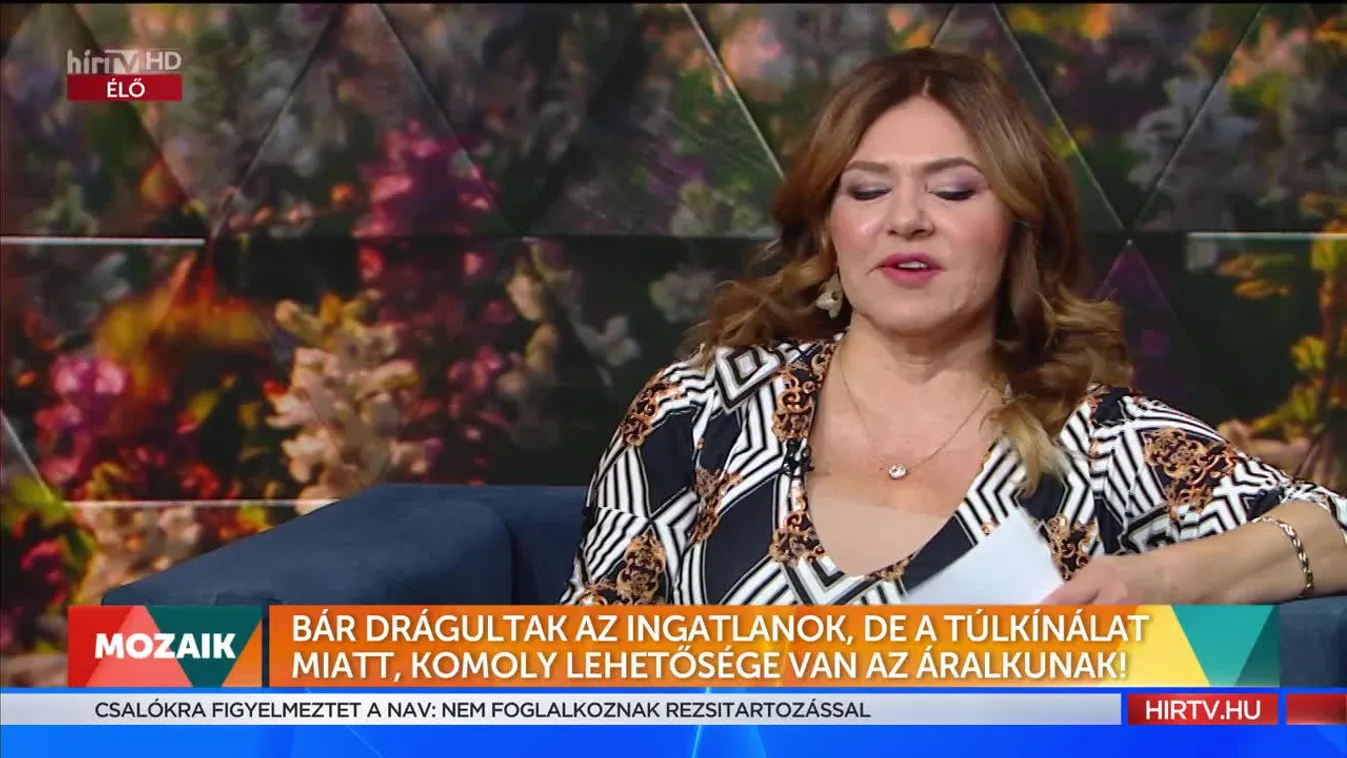 Mozaik - Bár drágultak az ingatlanok, de a túlkínálat miatt, komoly lehetősége van az áralkunak! (2022-10-19)