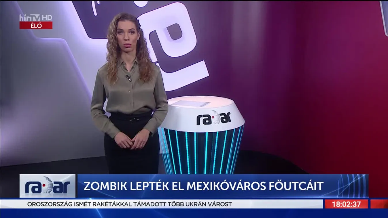 Radar - Zombik lepték el Mexikóváros főutcáit (2022-10-31)