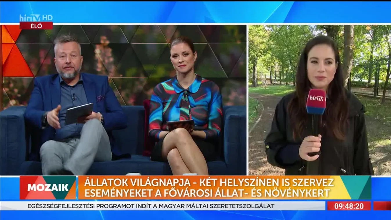 Mozaik - Állatok világnapja - két helyszínen is szervez eseményeket a Fővárosi Állat- és Növénykert (2022-10-04)