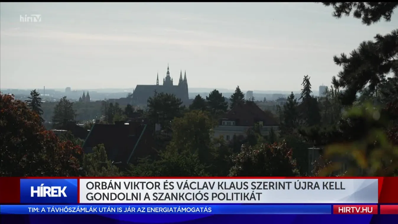 Orbán Viktor és Václav Klaus szerint újra kell gondolni a szankciós politikát