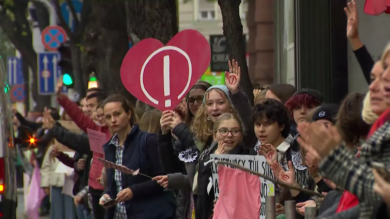 Kunhalmi Ágnes mosolya sokat árt a diákmozgalmak élőláncában