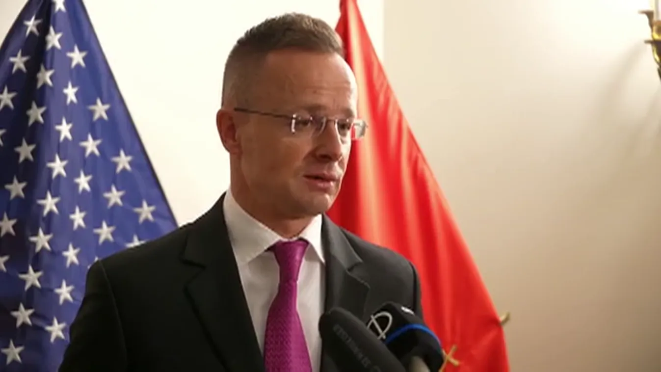 Washingtonból jelentkezett Szijjártó Péter