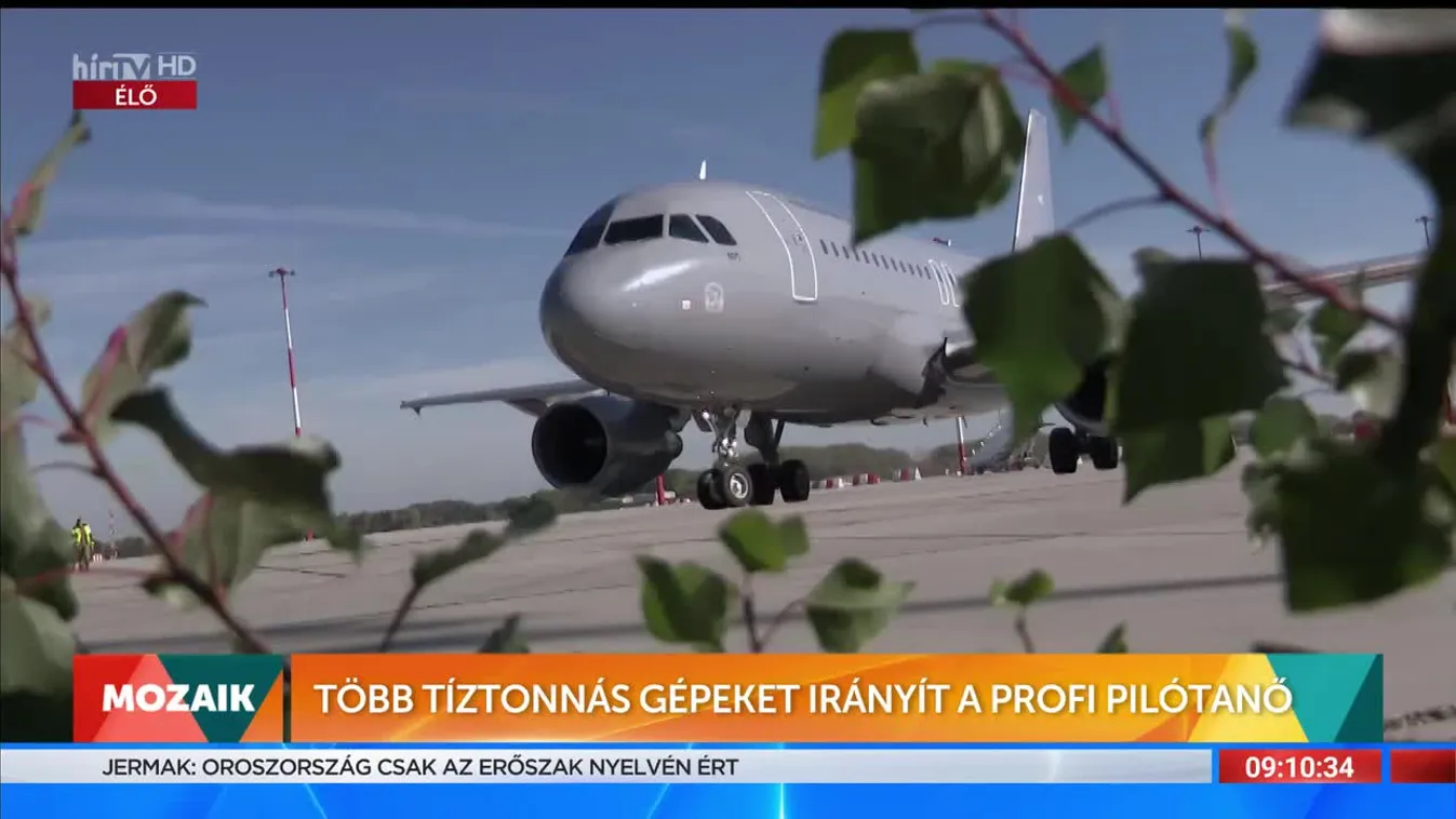 Mozaik - Több tíztonnás gépet irányít a profi pilótanő (2022-10-24)