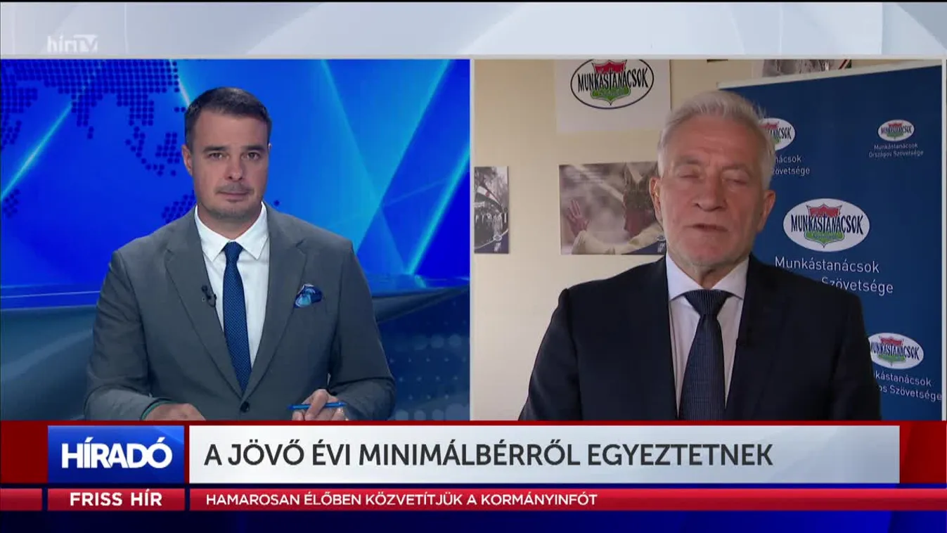 A jövő évi minimálbérről egyeztetnek