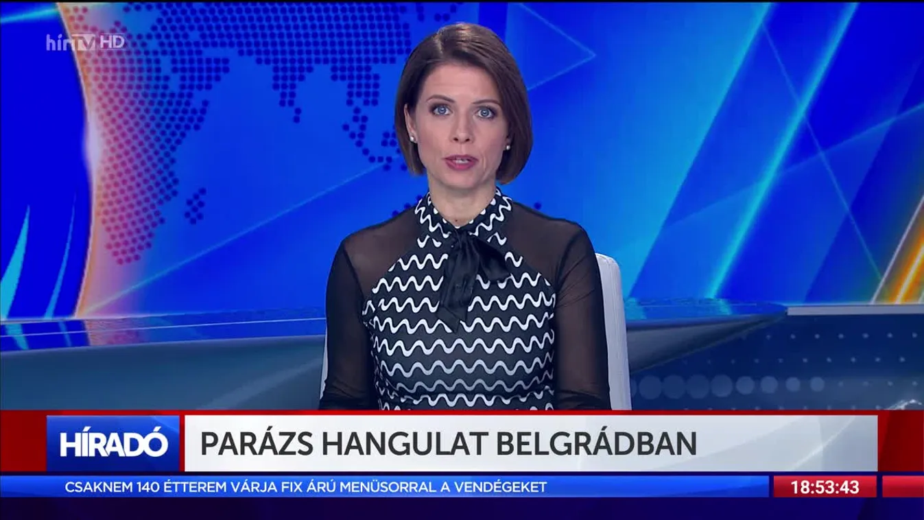 Parázs hangulat Belgrádban