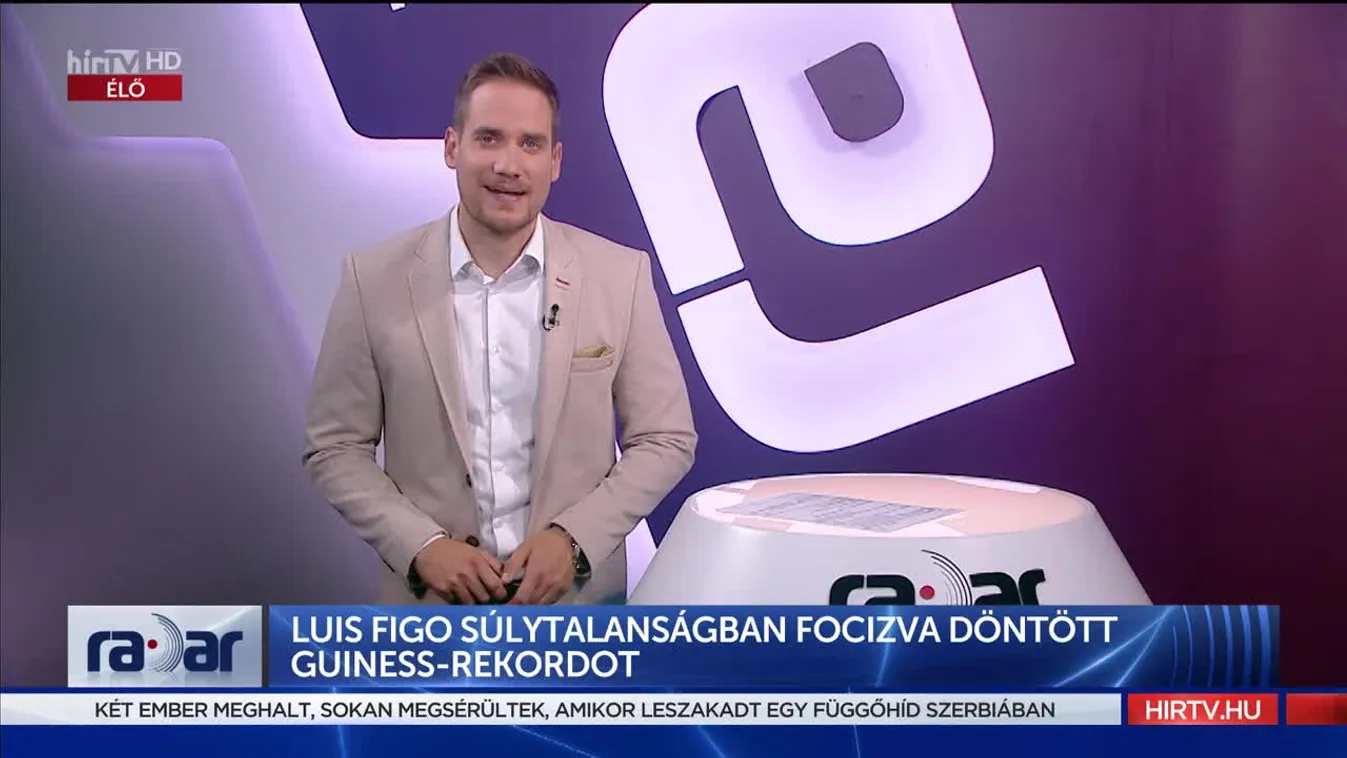 Radar - Luis Figo súlytalanságban focizva döntött Guiness-rekordot (2022-10-13)
