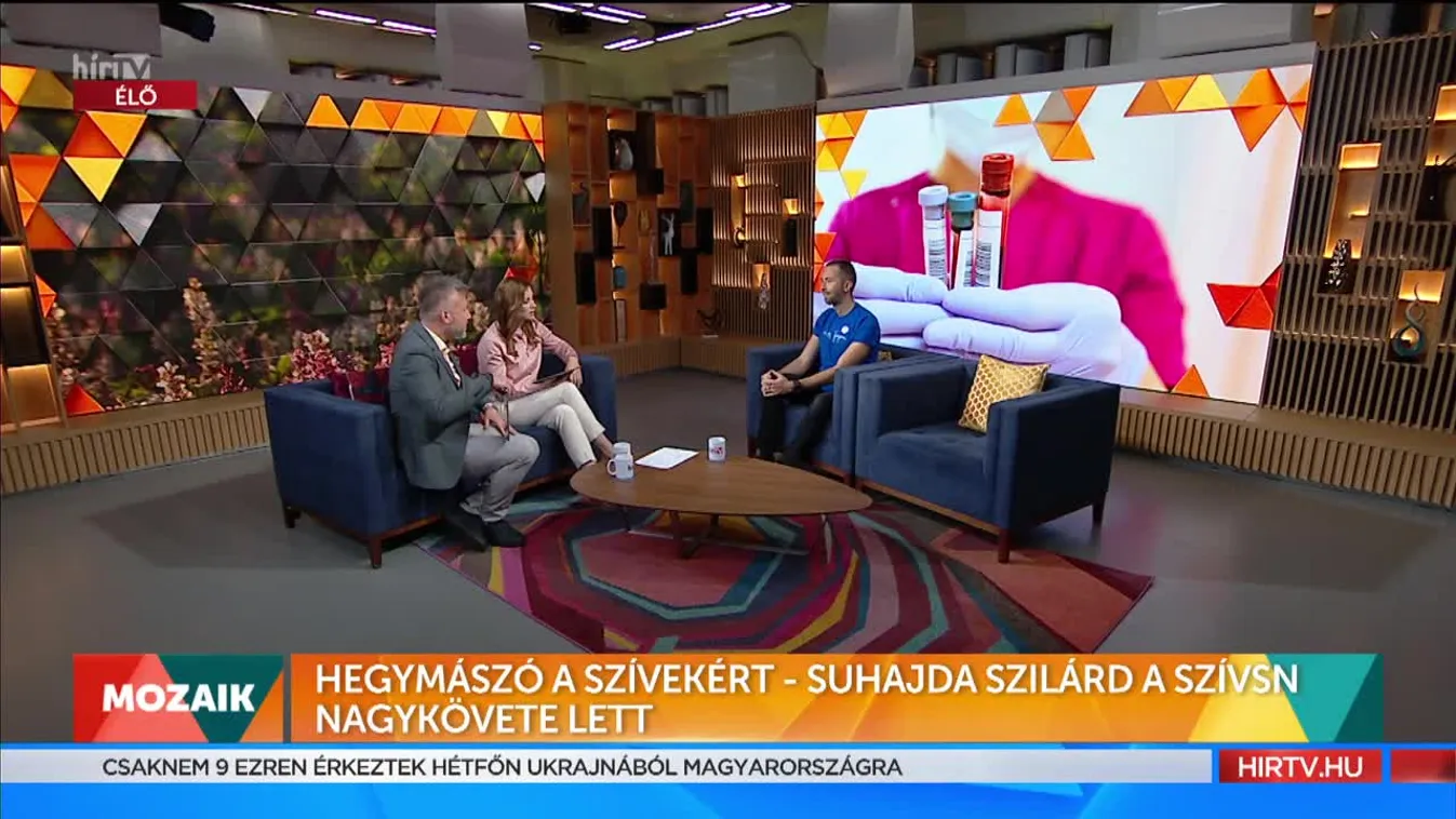 Mozaik - Hegymászó a szívekért - Suhajda Szilárd a SzÍVSN nagykövete lett (2022-10-11)